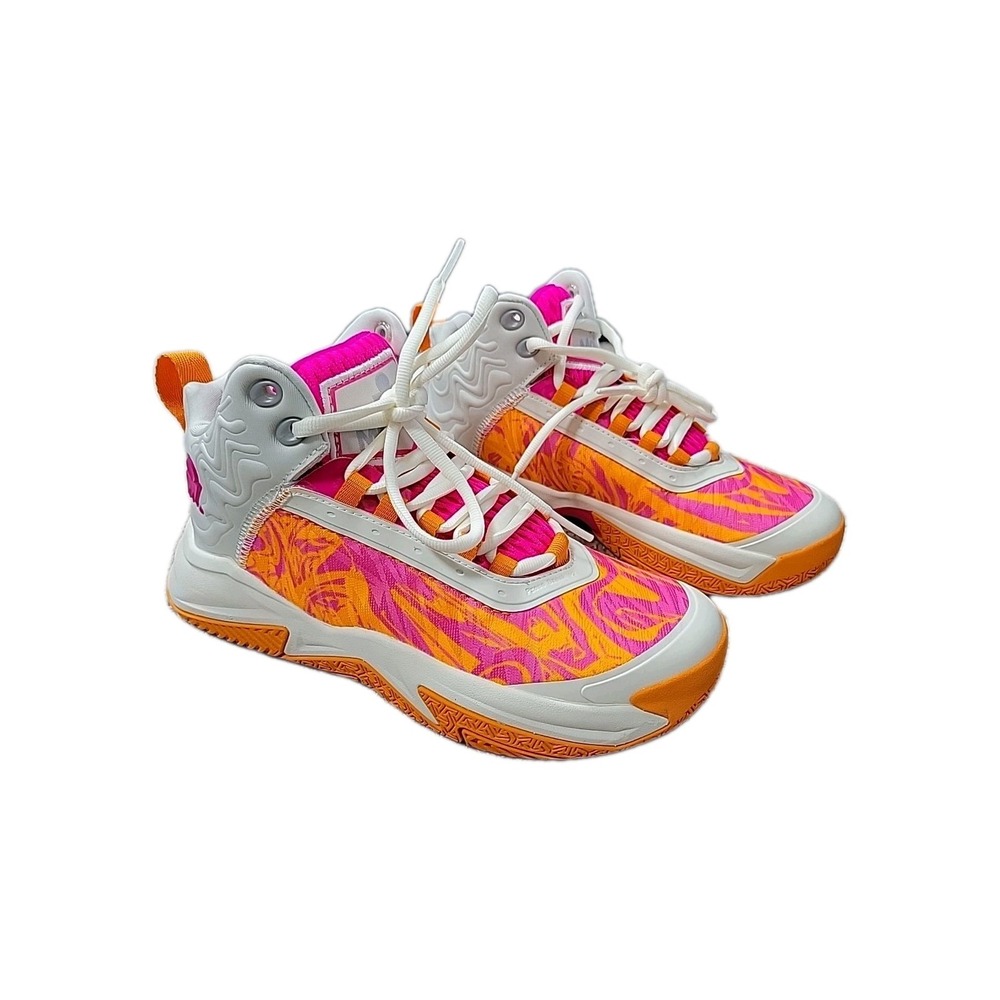 Moolah‎ SNEAKERS Press Break V2, Size 3.5Y, ORANGE/PINK BRAND NEW, BOX NO LID